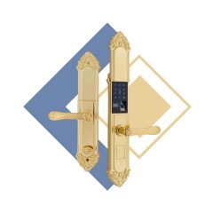 Khóa cửa vân tay cửa gỗ tân cổ điển Kitos KT-C810 Golden 24k